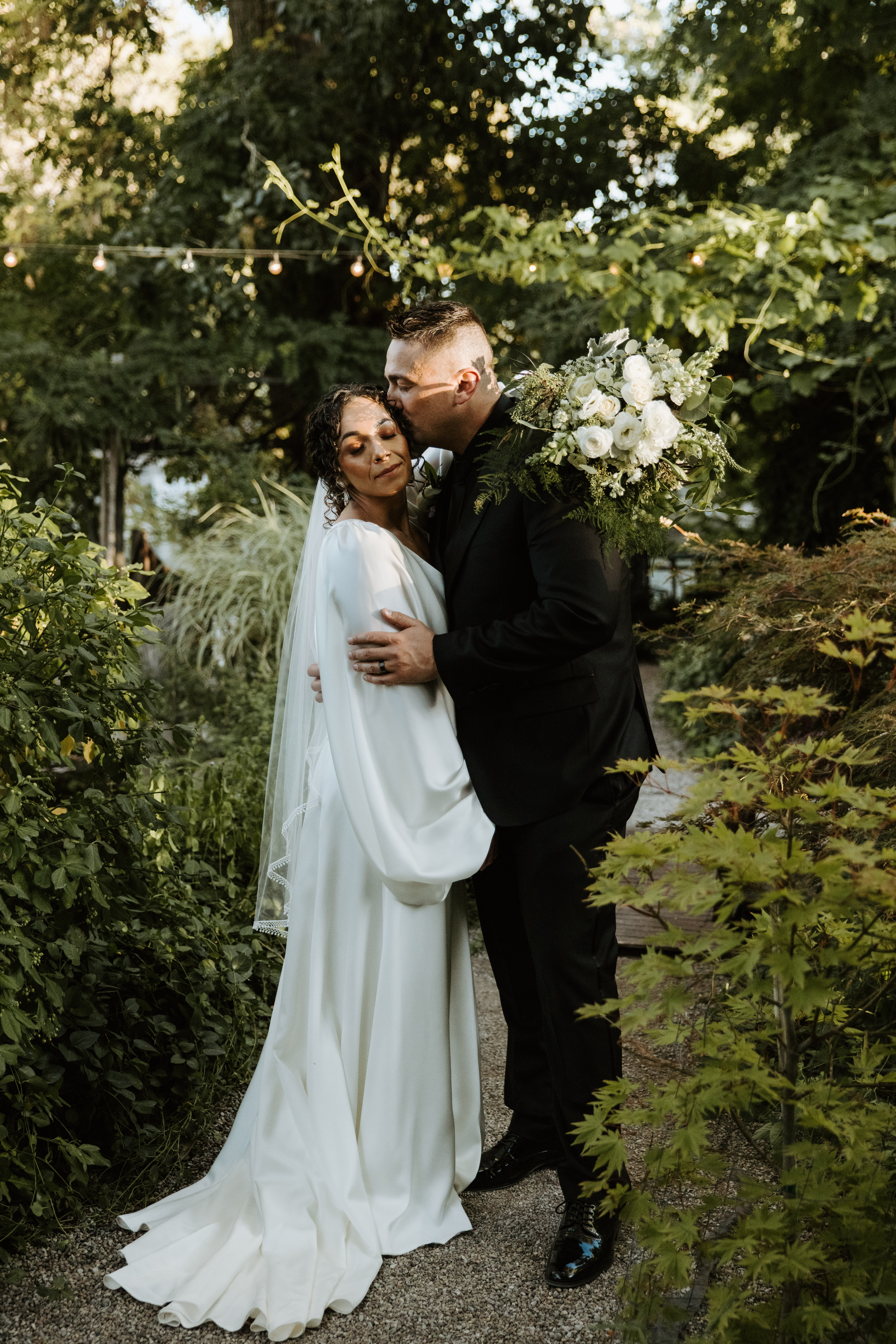 intimate wedding in garden